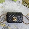 GG Marmont matelasse leather super mini bag