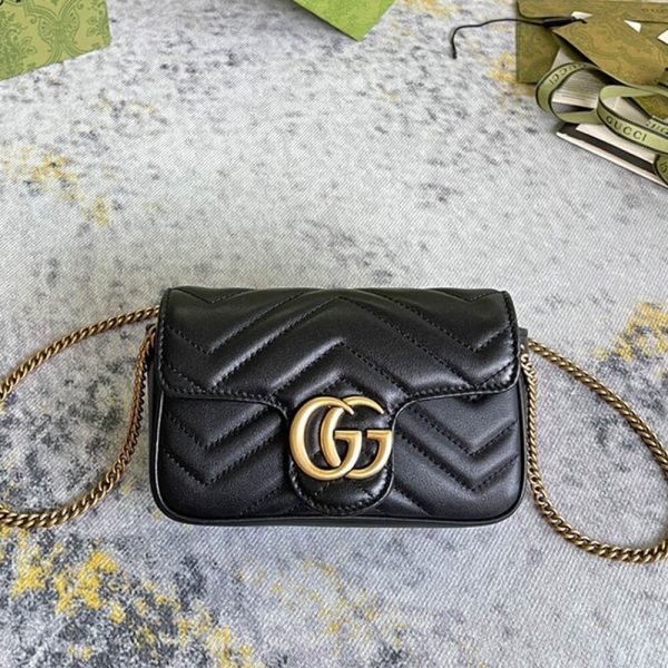 0d699d87a360a53e7140c06f6225a278 GG Marmont matelasse leather super mini bag