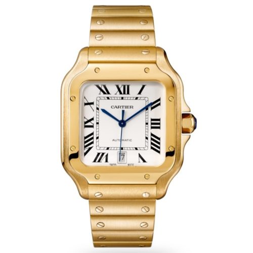 Santos de Cartier WGSA0029, 18K yellow gold 40mm