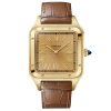 Santos Dumont Watch, Extra-Large Model, Manual Winding, Yellow Gold WGSA0111