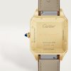 Santos Dumont Watch, Extra-Large Model, Manual Winding, Yellow Gold WGSA0111