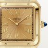Santos Dumont Watch, Extra-Large Model, Manual Winding, Yellow Gold WGSA0111