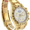 ROLEX Cosmograph Daytona White Dial Gold Men's Watch 116508-0001