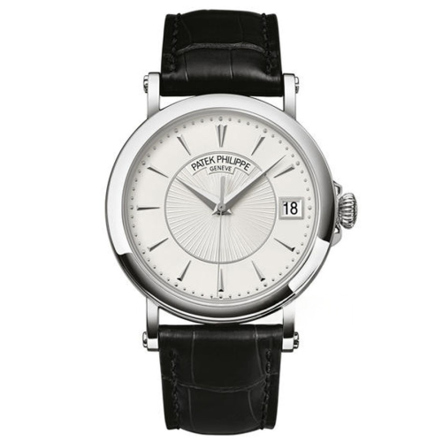 Patek Philippe Calatrava 5153G-010, white gold, flip-up case back