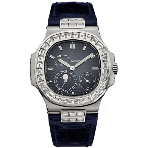 Patek Philippe Nautilus Chronograph 5724G-001，Diamond Watch 40MM