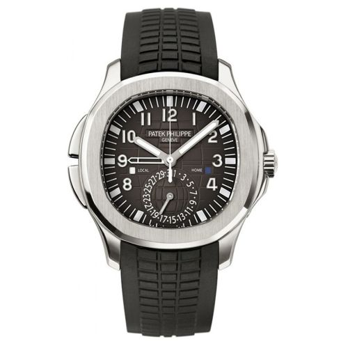 Patek Philippe AQUANAUT 5164A-001, Stainless Steel dual time zone, 40.8MM