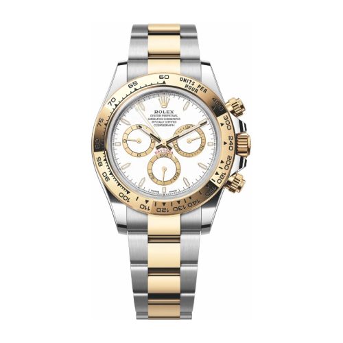 ROLEX Cosmograph Daytona White Dial Stainless Steel and Gold Men's Watch 116503-0001
