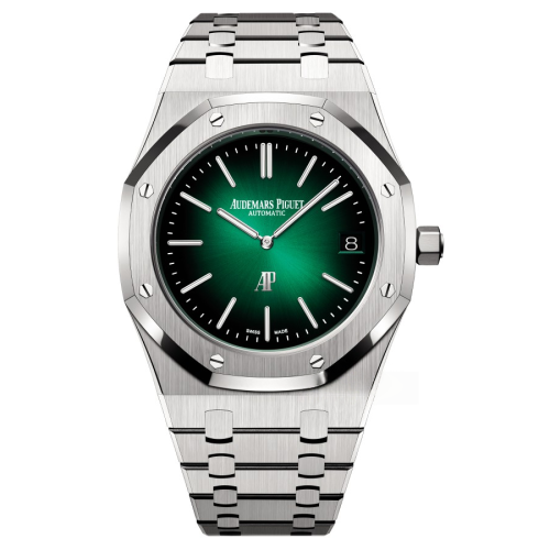 Audemars Piguet Royal Oak 15202PT.OO.1240PT.01 Stainless Steel Ultra-Thin, 39mm (Aurora Green)