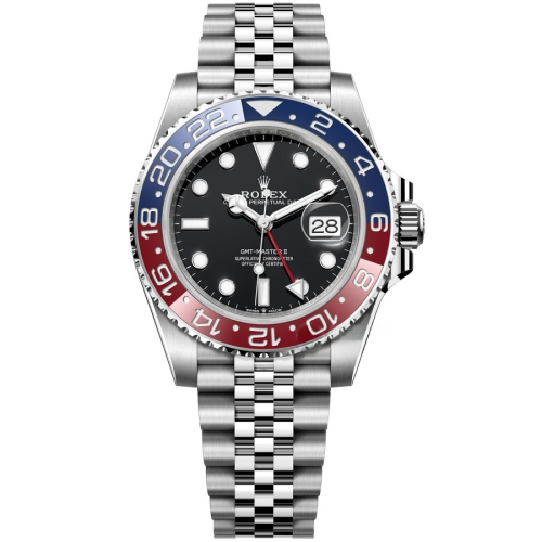 Rolex GMT Master II 126710blro-0001 Pepsi Black Dial Stainless Steel Mens Watch