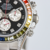 Rolex Daytona White Gold Rainbow Bezel Black Diamond Dial 116599RBOW