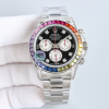 Rolex Daytona White Gold Rainbow Bezel Black Diamond Dial 116599RBOW