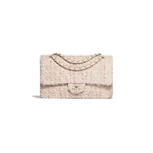 Chanel Tweed Medium Classic Flap Ba