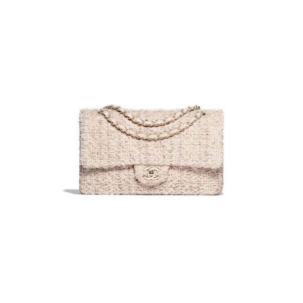 Chanel Tweed Medium Classic Flap Ba