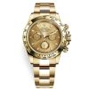 Rolex Cosmograph Daytona 116508-0003 Champagne Index Oyster Yellow Gold Mens Watch