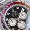 Rolex Daytona White Gold Rainbow Bezel Black Diamond Dial 116599RBOW