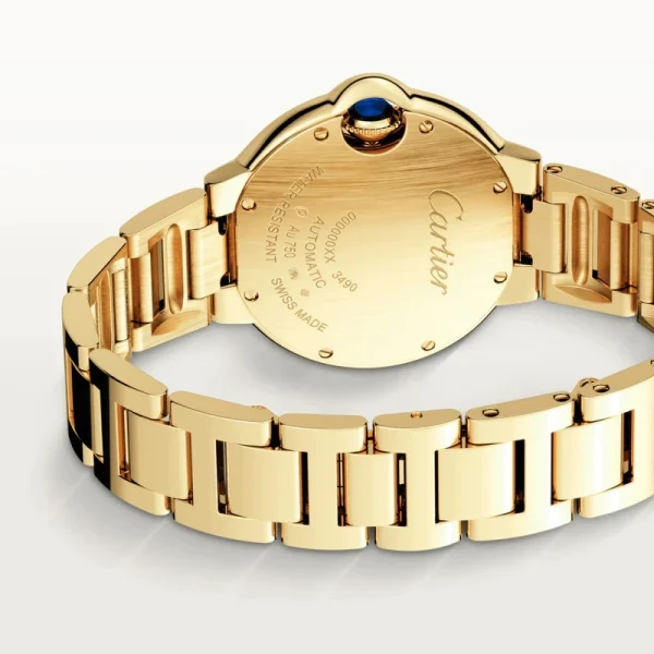 ecfefb72e2b8a0e06d78e747e4aba35d BALLON BLEU DE CARTIER WATCH 36 mm,mechanical movement with automatic winding.yellow gold