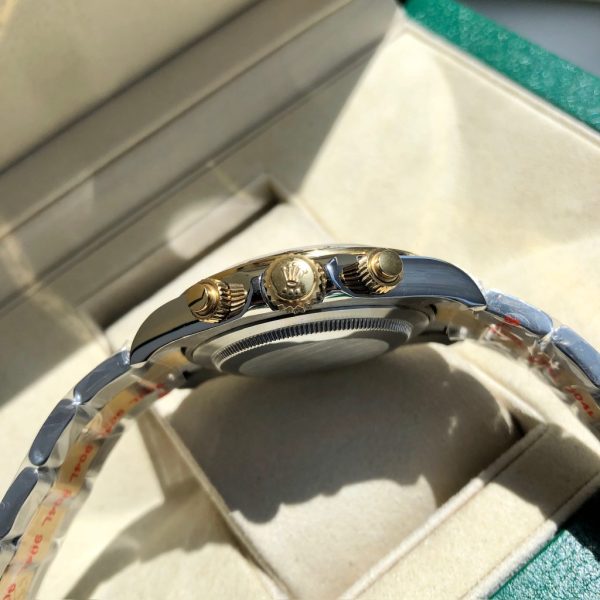 Rolex Cosmograph Daytona Black Dial Gold and Steel Men's Watch 116503-0004