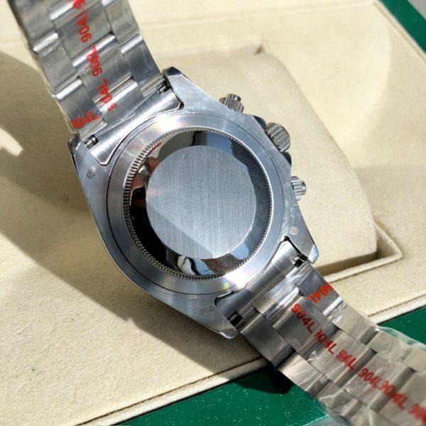 Rolex Cosmograph Daytona 116509-0072 Steel and Black Oyster White Gold Mens Watch