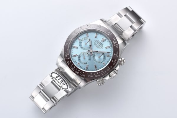 Rolex Rolex Cosmograph Daytona Ice Blue  Baguette Diamond Platinum Mens Watch 116506
