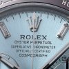 Rolex Rolex Cosmograph Daytona Ice Blue  Baguette Diamond Platinum Mens Watch 116506