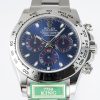ROLEX Cosmograph Daytona 40 Blue Dial White Gold Oyster Men's Watch 116509-0071