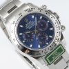 ROLEX Cosmograph Daytona 40 Blue Dial White Gold Oyster Men's Watch 116509-0071