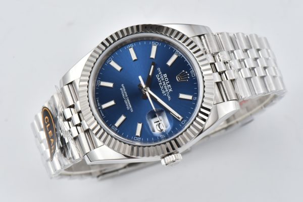 Rolex Oyster Perpetual Datejust 41MM Watch Blue dial 126334-0002