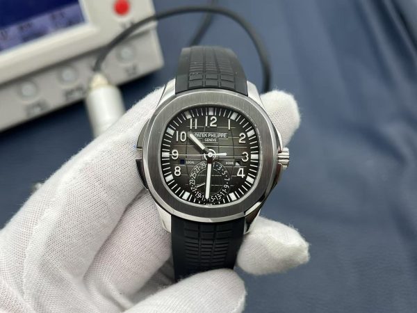 Patek Philippe AQUANAUT 5164A-001, Stainless Steel dual time zone, 40.8MM