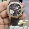 Patek Philippe AQUANAUT 5164R-001, 18K rose gold, dual time zone, 40.8 mm