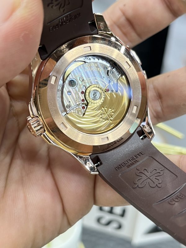 Patek Philippe AQUANAUT 5164R-001, 18K rose gold, dual time zone, 40.8 mm