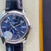 Patek Philippe Complications 5205G-013 Annual Calendar Moonphase18K White Gold Men’S Watch
