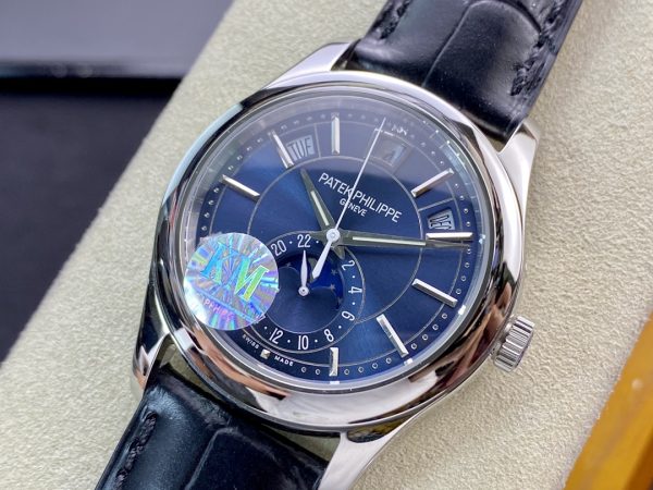 Patek Philippe Complications 5205G-013 Annual Calendar Moonphase18K White Gold Men’S Watch