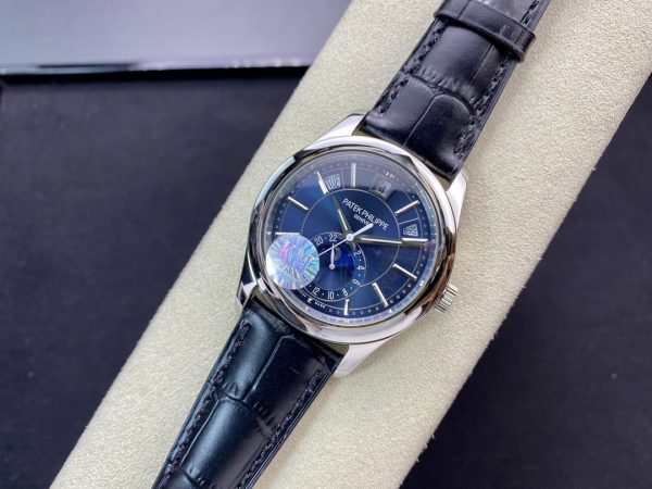 Patek Philippe Complications 5205G-013 Annual Calendar Moonphase18K White Gold Men’S Watch