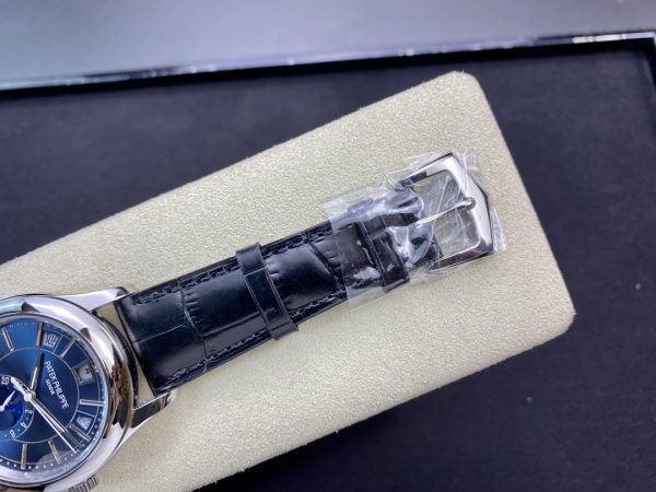 Patek Philippe Complications 5205G-013 Annual Calendar Moonphase18K White Gold Men’S Watch
