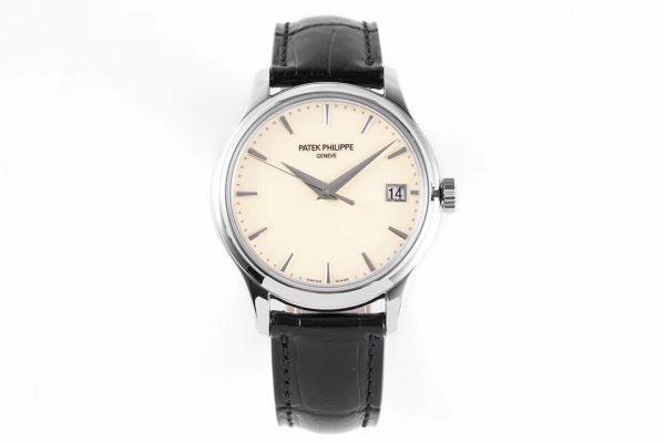 Patek Philippe Calatrava 5227G-001, 18K white gold flap case back