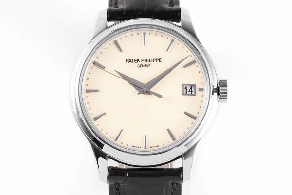Patek Philippe Calatrava 5227G-001, 18K white gold flap case back