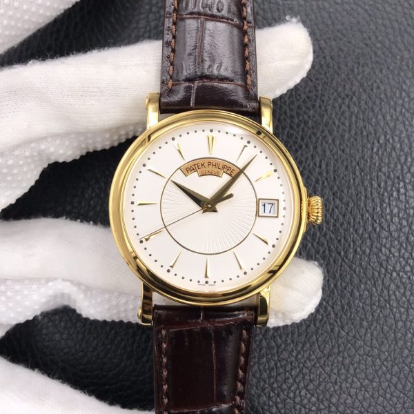 Patek Philippe Calatrava 5153J-001, 18K yellow gold, flip-up case back