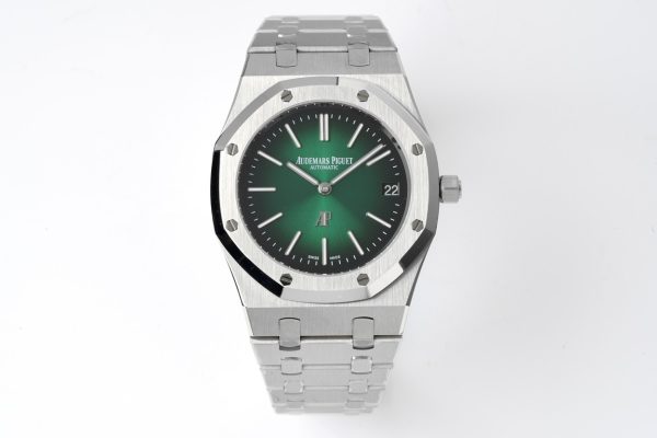 Audemars Piguet Royal Oak 15202PT.OO.1240PT.01 Stainless Steel Ultra-Thin, 39mm (Aurora Green)