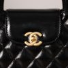Black Quilted Calfskin Leather Nano Classic Kelly Shopper