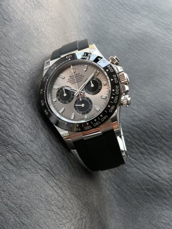 Rolex Cosmograph Daytona Steel and black Dial Oysterflex Strap Mens Watch 116519LN-0027