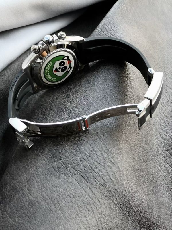 Rolex Cosmograph Daytona Steel and black Dial Oysterflex Strap Mens Watch 116519LN-0027