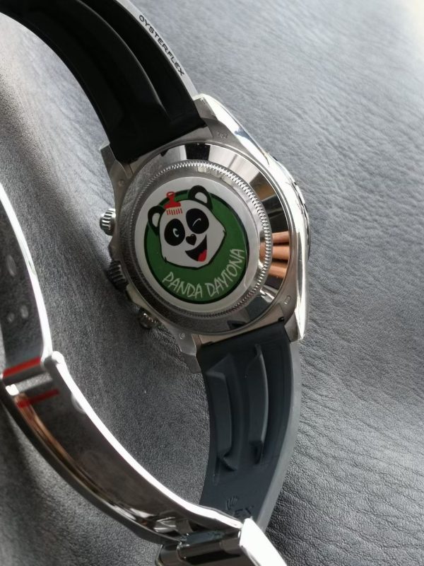 Rolex Cosmograph Daytona Steel and black Dial Oysterflex Strap Mens Watch 116519LN-0027