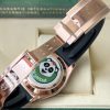 Rolex Cosmograph Daytona Pink and black Dial Oysterflex Strap Mens Everose Watch 116515LN-0018