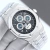 Audemars Piguet Royal Oak 26574BC.GG.1224BC.01 Automatic Chronograph Frosted White Gold Black Dial